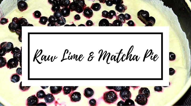 Raw Lime & Matcha Pie
