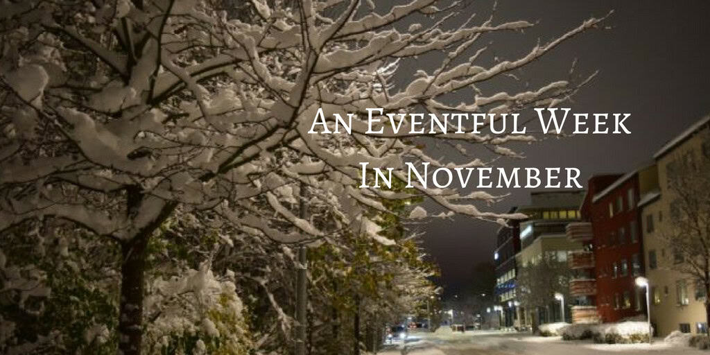 An eventful week in November with two Nordic capitals