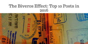 The Biveros Effect- Top 10 Posts in 2016