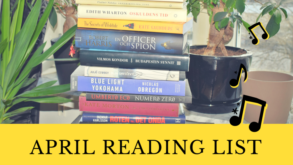 April Reading list