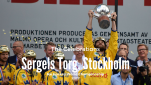 Sergels Torg, Stockholm, Sweden, 2017, Gold, Ice Hockey World Championship, Victor Hedman