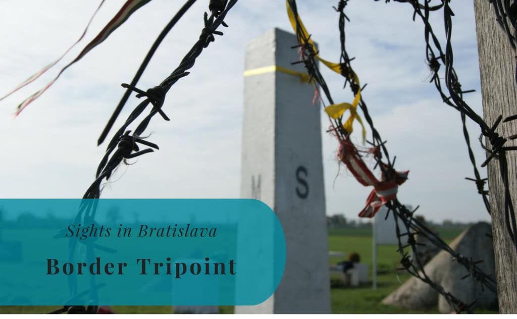 Sights in Bratislava, Border Tripoint, Slovakia, trijunction, triple point, tri-border area