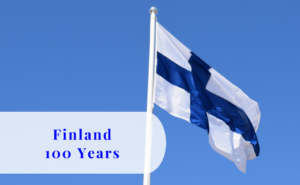 Finland 100 years, flag