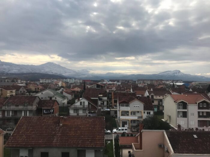 Montenegro, Podgorica, Hotel Aurel, view
