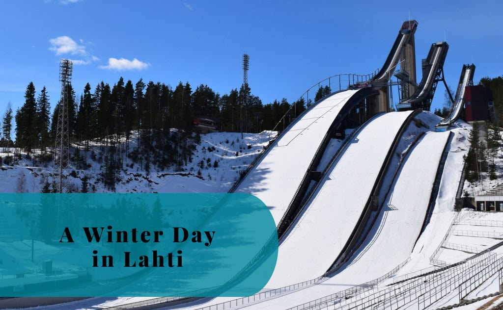 A winter day in Lahti, Finland, Lahtis, Suomi