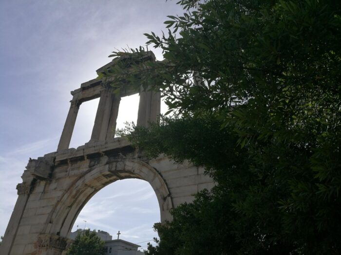 Visiting Athena, Athens, Greece, Hadrian's arch, Arch of Hadrian, Αψίδα του Αδριανού, Πύλη του Αδριανού