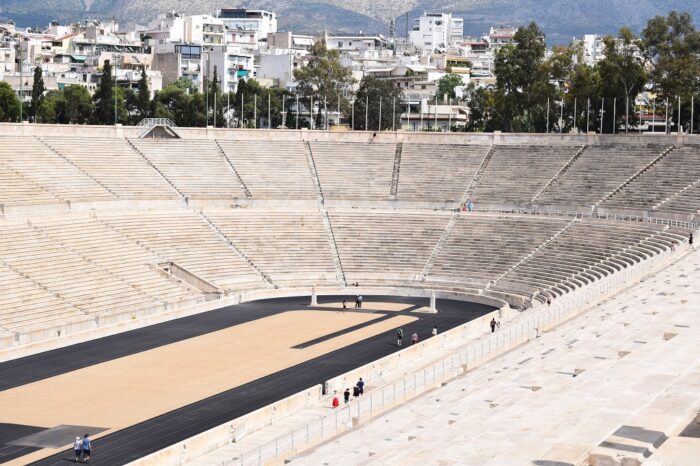 Sights in Athens, Panathenaic Stadium, Greece, Olympic Games, Zappas Olympics, Παναθηναϊκό Στάδιο, Panathinaïkó Stádio, Kallimarmaro, Καλλιμάρμαρο