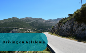 Driving on Kefalonia, Greece