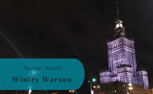 Warsaw, Poland, Christmas in Wintry Warsaw