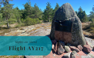 Flight AY217 Memorial, Sights on Åland