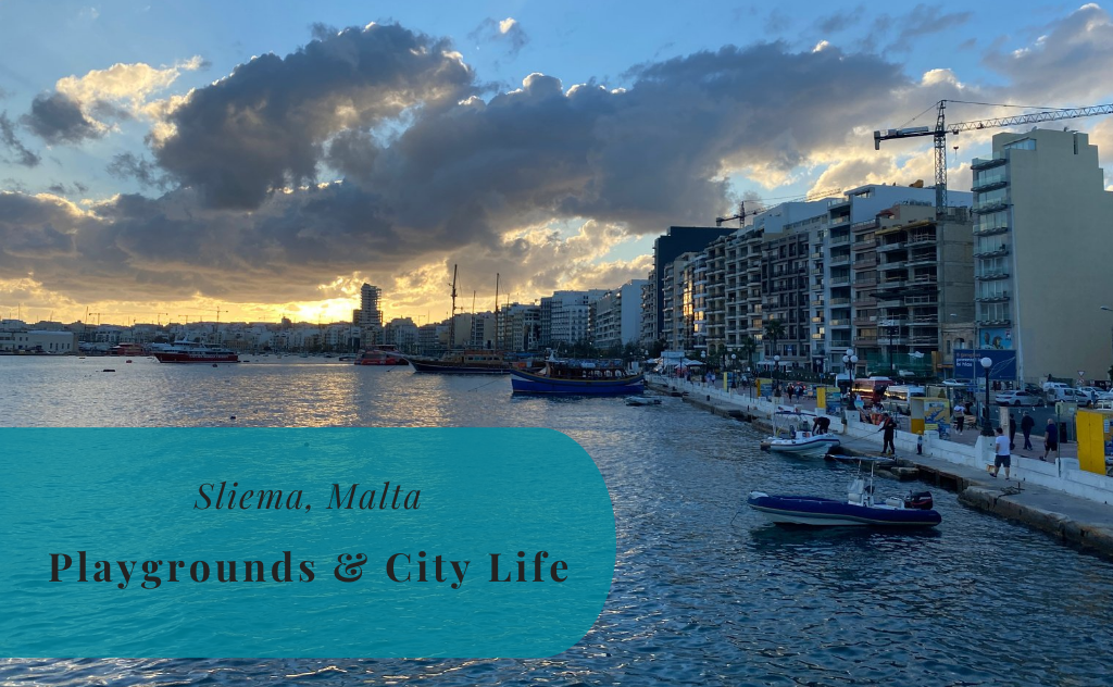 Sliema, Malta, Playgrounds and City Life