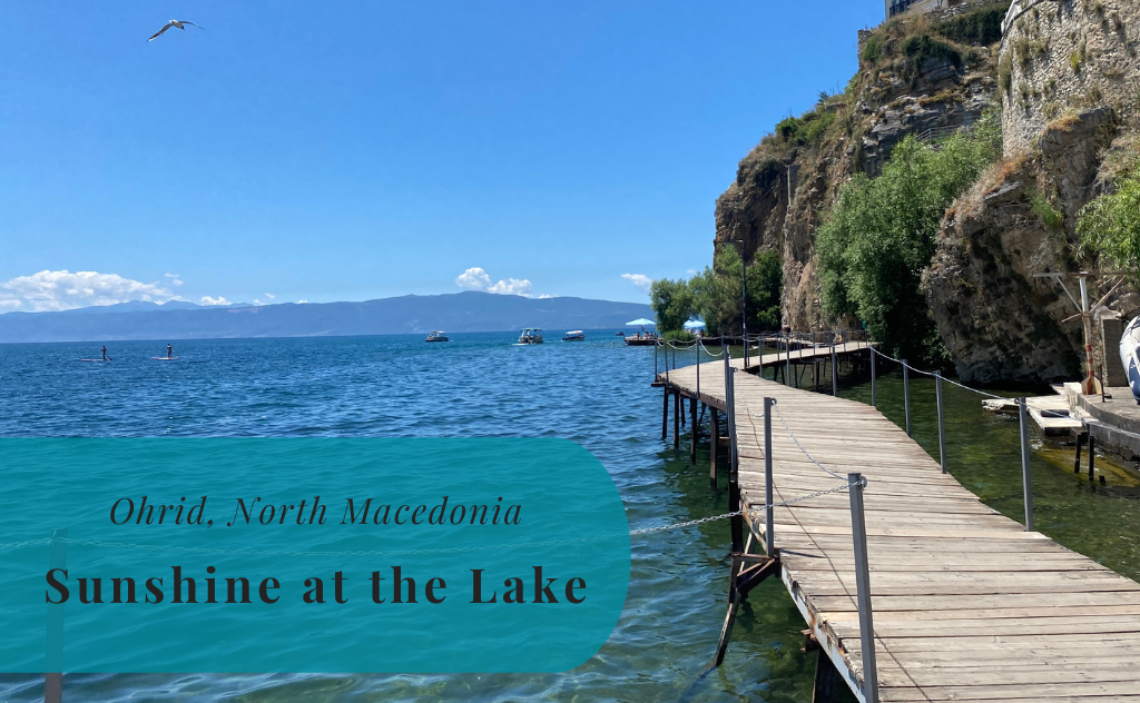 Ohrid, North Macedonia, Sunshine at the Lake