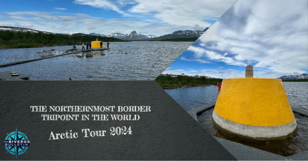 The Northernmost Border Tripoint in the World, Arctic Tour 2024, Treriksröset, Sweden, Norway, Finland, Sverige, Norge, Suomi, Lappland