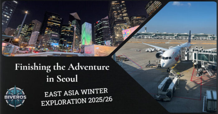 Finishing the Adventure in Seoul, East Asia Winter Exploration 2025/26, Seoul, Suwon, Gangnam, Myeongdong, Incheon, South Korea, Warsaw, Poland, Sweden